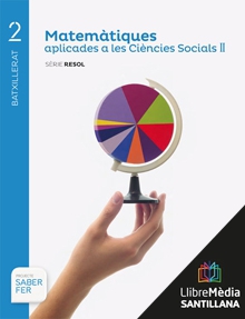 Book cover LM PLAT Alumne Matemàtiques aplicades a les Ciències Socials Resol 2 BCH Saber Fer Grup Promotor