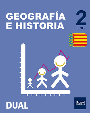 Book cover Geografía e Historia 2.º ESO DUAL Valencia