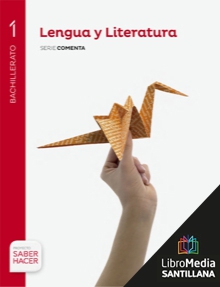 Book cover LM PLAT Alumno Lengua y Literatura Comenta 1 BCH Saber Hacer