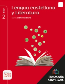 Book cover LM PLAT Alumno Lengua castellana y Literatura Libro Abierto 2 ESO Saber Hacer Grup Promotor