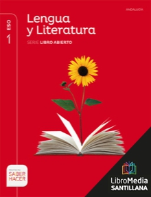 Book cover LM PLAT Alumno Lengua y Literatura Libro Abierto 1 ESO Saber Hacer Grazalema