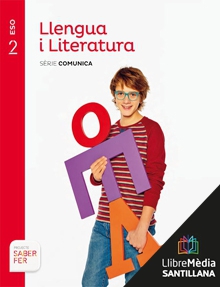 Book cover LM PLAT Alumne Llengua i Literatura Comunica 2 ESO Saber Fer Illes Balears