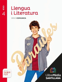 Book cover LM PLAT Alumne Llengua i Literatura Comunica 4 ESO Saber Fer Illes Balears