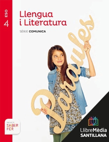 Book cover LM PLAT Alumne Llengua i Literatura Comunica 4 ESO Saber Fer Voramar