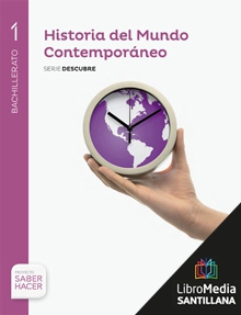 Book cover LM PLAT Alumno Historia del Mundo Contemporáneo Descubre 1 BCH Saber Hacer