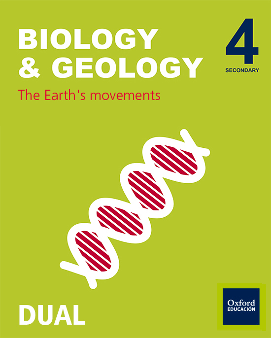 Book cover Geology. The Earth's movements 4 ESO DUAL