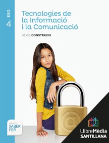 Book cover LM PLAT Alumne Tecnologies de la informació i la comunicació Construeix 4 ESO Saber Fer Grup Promotor