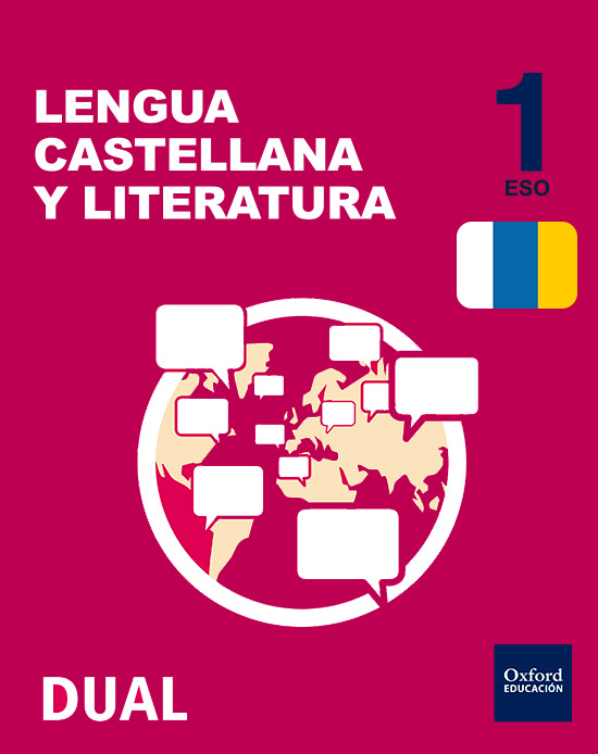 Book cover Lengua castellana y Literatura 1.º ESO Canarias