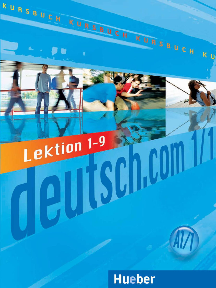 Book cover deutsch.com A1.1 Kursbuch