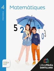 Book cover LM PLAT Alumne Matemàtiques 4 Primària Saber Fer Grup Promotor