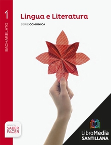 Book cover LM PLAT Alumno Lingua e Literatura Comunica 1 BCH Saber Facer Obradoiro